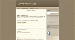 Desktop Screenshot of 0900alternatief.net